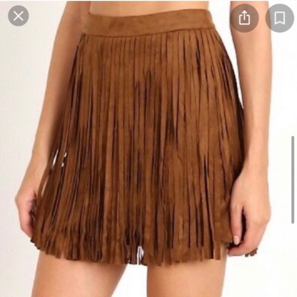 BB Dakota fringe skirt!
